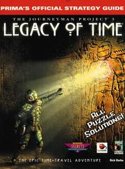 Cover of: The Journeyman Project 3: Legacy of Time by Rick Barba
