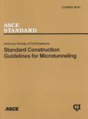 Standard Construction Guidelines for Microtunneling by American Society of Civil Engineers