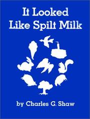 Cover of: It Looked Like Spilt Milk Big Book by Charles G. Shaw