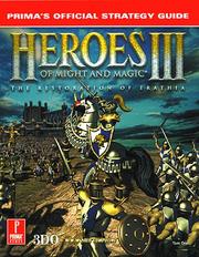 Cover of: Heroes of might and magic III by Tom Ono