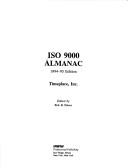Cover of: The Iso 9000 Almanac 1994-95 (Iso 9000 Almanac) by Eric D. Peters