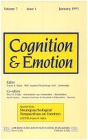 Cover of: Neuropsychological Perspectives On Emotion: A Special Issue Of Cognition & Emotion Journal (Neuropsychological Perspectives on Emotion)