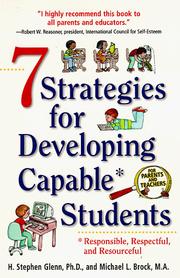 Cover of: 7 strategies for developing capable students