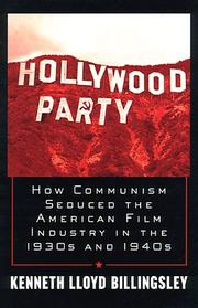 Cover of: Hollywood party by Lloyd Billingsley, Lloyd Billingsley