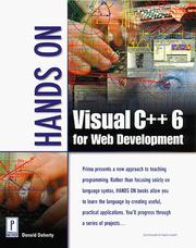 Cover of: Hands on Visual C++ for Web development