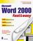 Cover of: Word 2000