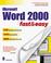Cover of: Word 2000 fast & easy