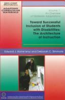 Cover of: Toward Successful Inclusion of Students With Disabilities: The Architecture of Instruction (Adapting Curricular Materials, V. 1)