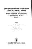 Cover of: Neurotransmitter Regulation of Gene Transcription (Fidia Research Foundations symposium series)