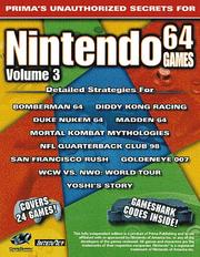 Cover of: Nintendo 64: Game Secrets Unauthorized Volume 3