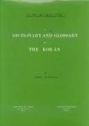 Cover of: Dictionary and Glossary of the Koran by John Penrice