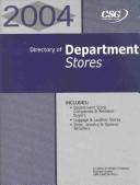 Cover of: Directory of Department Stores 2004 (Directory of Department Stores)