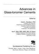 Advances In Glass-ionomer Cements by Carel L., Ed. Davidson