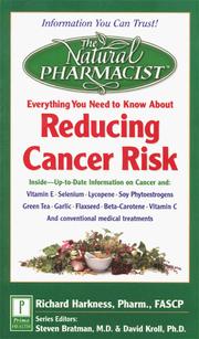 Cover of: Everything you need to know about reducing cancer risk