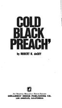 Cover of: Cold Black Preach