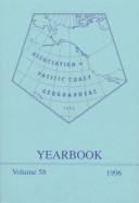 Cover of: Yearbook of the Association of Pacific Coast Geographers, 1996 (Association of Pacific Coast Geographers//Yearbook)