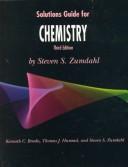 Cover of: Solutions for Chemistry, third edition, by Steven S. Zumdahl