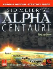 Cover of: Sid Meier's Alpha Centauri: Prima's Official Strategy Guide