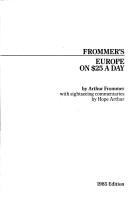Cover of: Frommer's Europe on £25 a day by Arthur Frommer