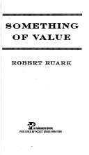 Cover of: Somethg of Value