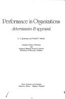 Cover of: Performance in Organizations