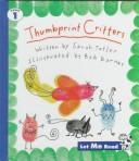 Cover of: Thumbprint Critters | Sarah Tatler