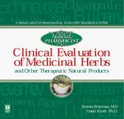 Cover of: Clinical evaluation of medicinal herbs and other therapeutic natural products