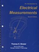 Cover of: An Introduction to Electrical Measurements