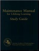 Cover of: Maintenance Manual for Lifelong Learning