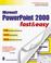 Cover of: PowerPoint® 2000