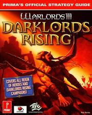 Cover of: Warlords III, darklords rising by Rick Barba