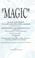 Cover of: Magic