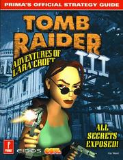 Cover of: Tomb raider III: adventures of Lara Croft : Prima's official strategy guide