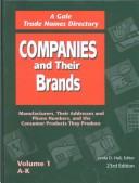 Cover of: Companies and Their Brands (Companies and Their Brands, 23rd ed)