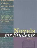 Cover of: Novels for Students by Elizabeth Thomason