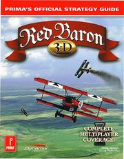 Cover of: Red Baron 3-D: Prima's Official Strategy Guide