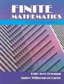 Cover of: Finite Mathematics | Betty Noye Freeman