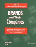 Cover of: Brands and Their Companies/With Supplement (Brands and Their Companies)