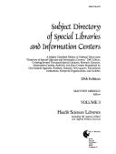 Cover of: Subject Directory of Special Libraries and Information Centers | 