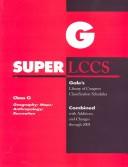 Cover of: Super Lccs: Class G : Geography; Maps; Anthropology; Recreation