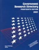 Cover of: Government Research Center Directory 2001 (Government Research Directory)
