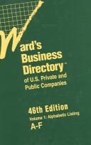 Cover of: Ward's Business Directory by Deborah J. Baker