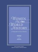 Cover of: Women in world history by Anne Commire, editor, Deborah Klezmer, associate editor.