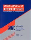 Cover of: Encyclopedia Of Associations, Volume 2 | Gale