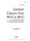 Cover of: Literature Criticism From 1400 To 1800 (Literature Criticism from 1400 to 1800)