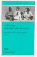 Cover of: Achieving Administrative Diversity (New Directions for Community Colleges) by 