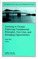 Cover of: Learning in Groups by Susan Imel, Susan Imel