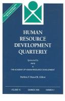 Cover of: Human Resource Development Quarterly, No. 2, Spring 2005