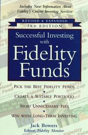 Cover of: Successful Investing with Fidelity Funds by Jack Bowers