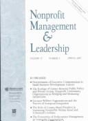 Cover of: Nonprofit Management & Leadership, No. 3, Spring 2003